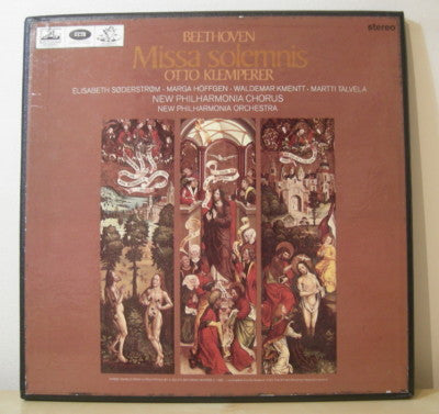 Beethoven* - Otto Klemperer, Elisabeth Søderstrøm* • Marga Höffgen • Waldemar Kmentt • Martti Talvela, New Philharmonia Chorus • New Philharmonia Orchestra : Missa Solemnis (2xLP + Box)